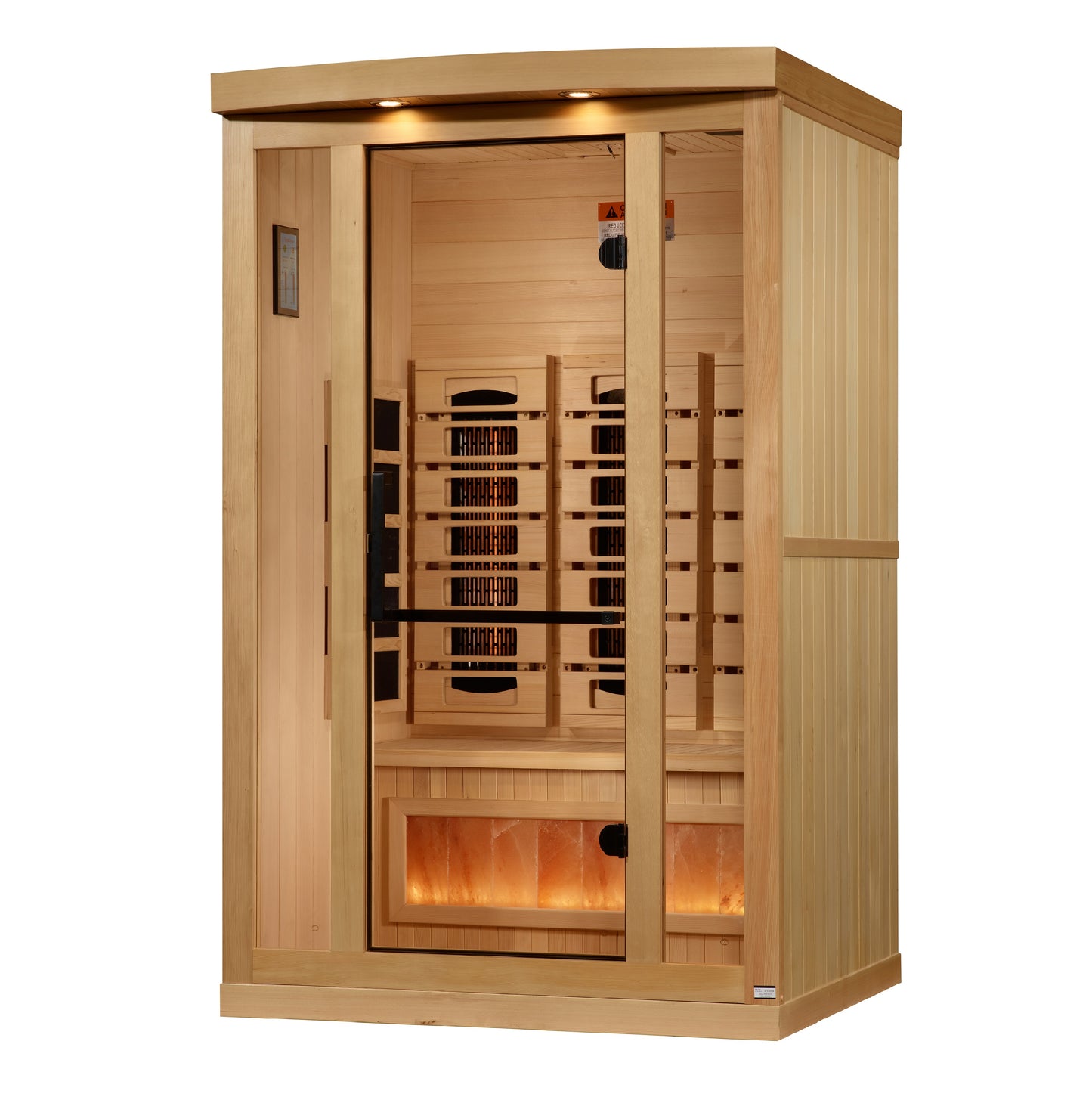2-Person Infrared Sauna with Himalayan Salt Bar